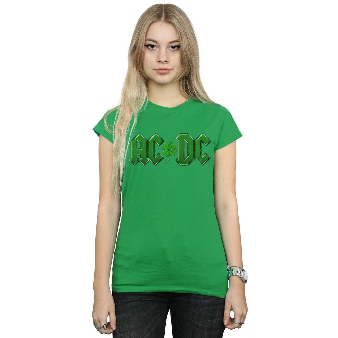 AC/DC  ACDC Shamrock Logo TShirt 