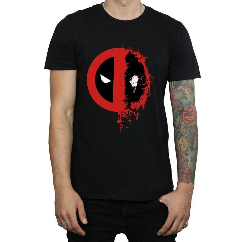 MARVEL Deadpool Splatter Logo T-Shirt  