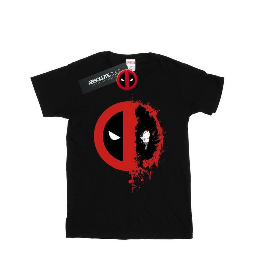 MARVEL Deadpool Splatter Logo T-Shirt  