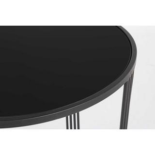 mutoni Table d&#039;appoint Afef or/noir (lot de 2)  