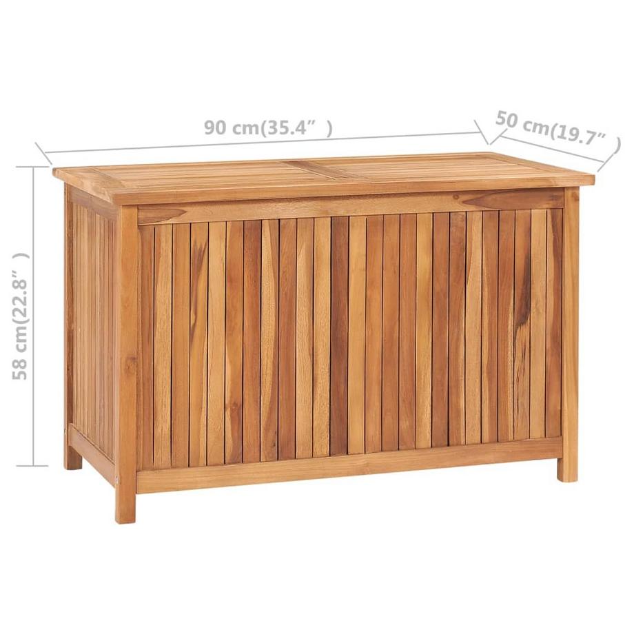 VidaXL Garten-aufbewahrungsbox holz  