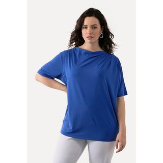 Ulla Popken T-shirt Lyocell Mezze Maniche Scollo a Goccia  