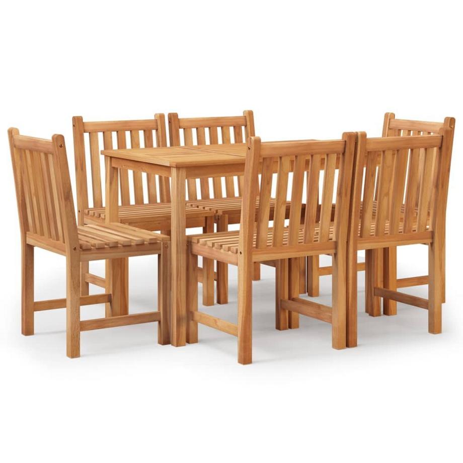 Ensemble de salle à manger de jardin teck