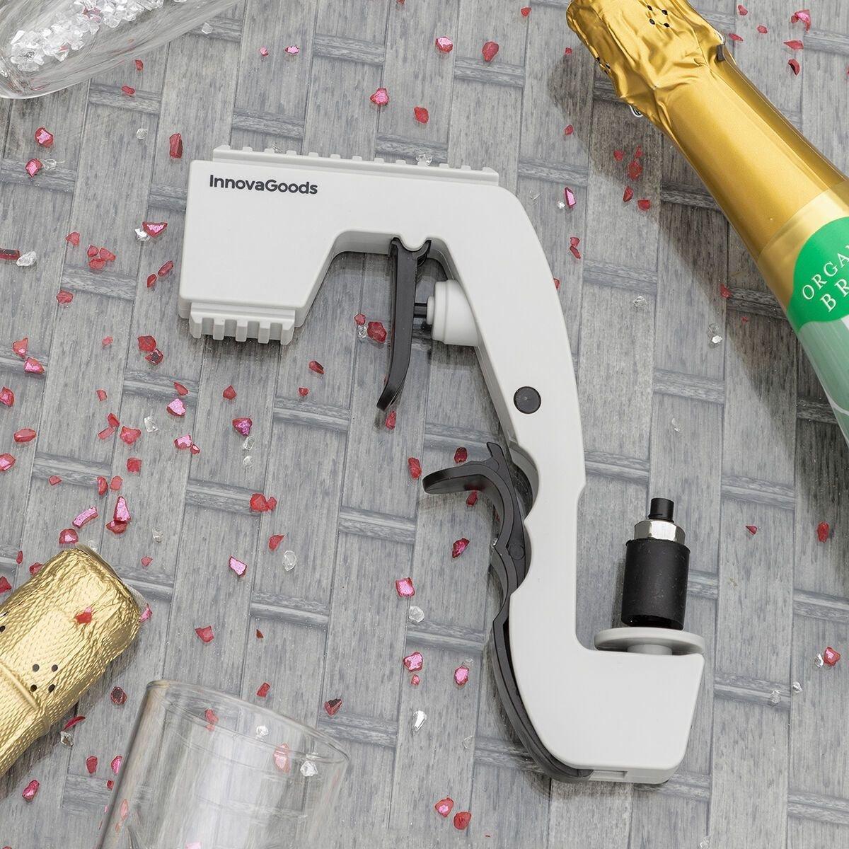 InnovaGoods  Pistola per champagne - grigia - plastica 