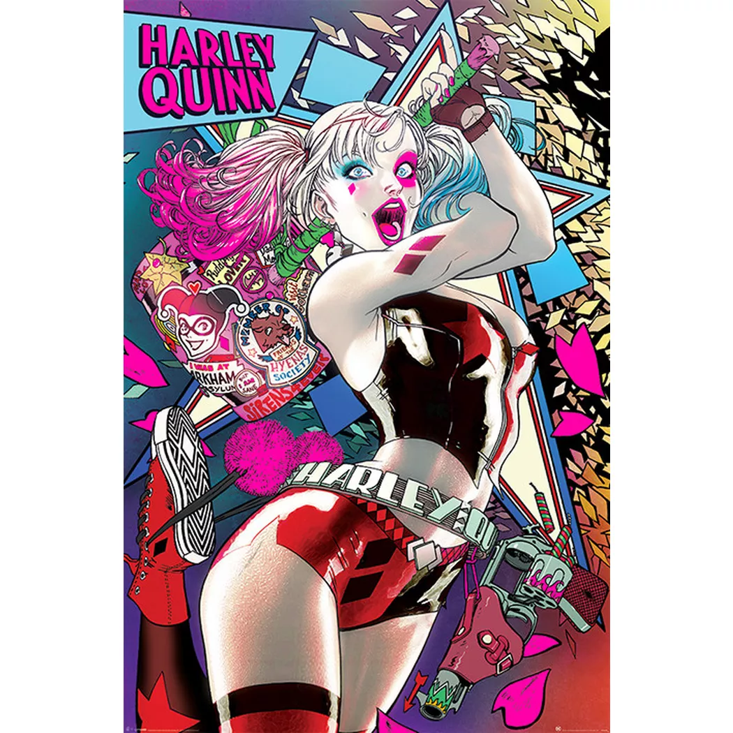 Pyramid - Poster - Batman - Harley Quinn, One Size, Multicolor