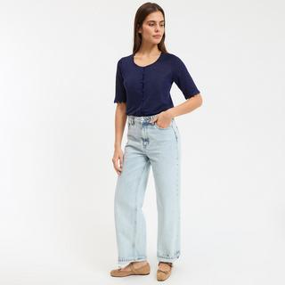 La Redoute Collections Camicia Lino Maniche Corte  