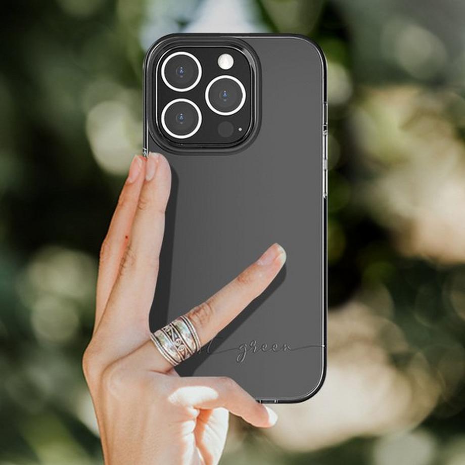 Just green  Coque iPhone 14 Pro Max Eco Transparent 