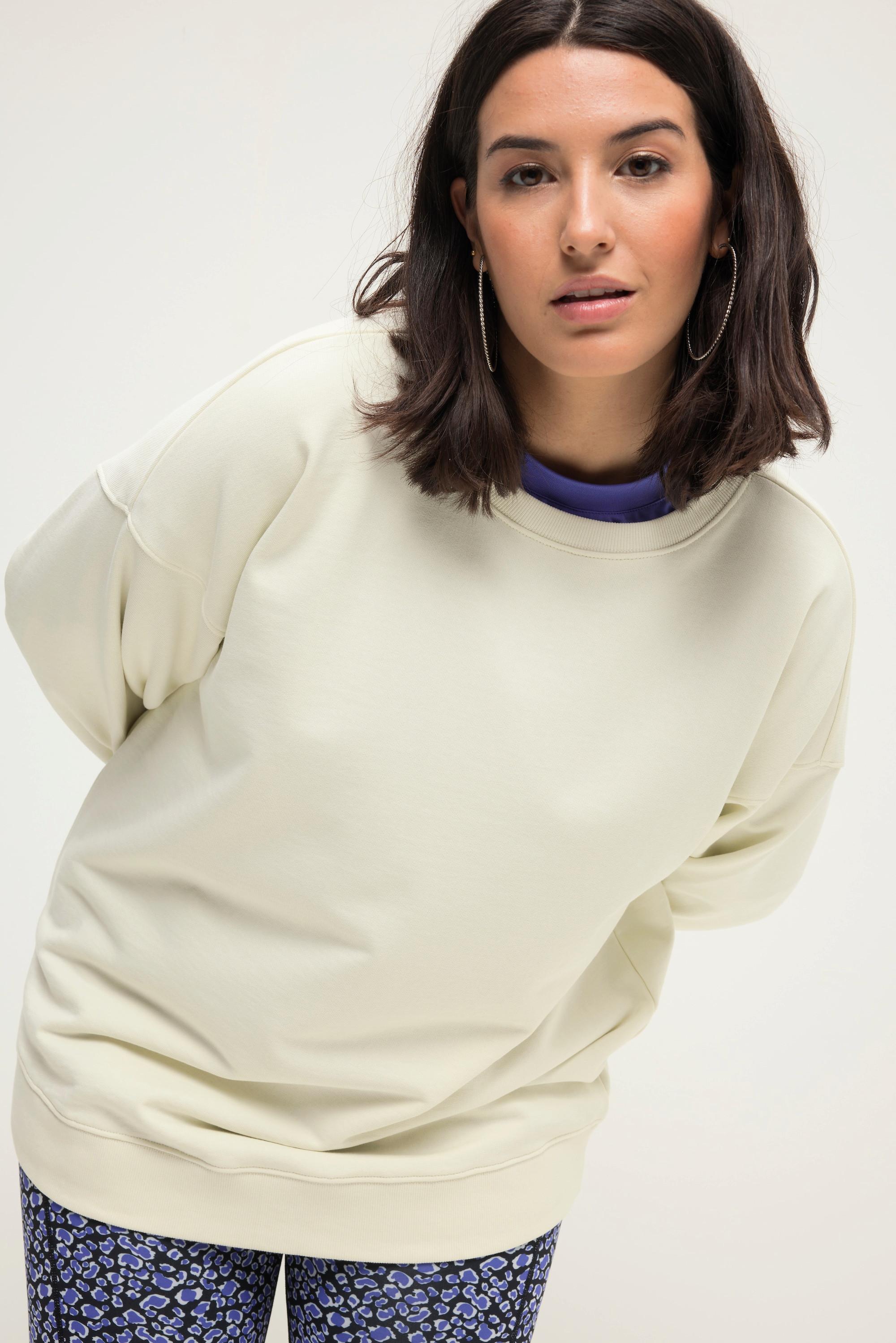 Studio Untold  Sweat-shirt oversized avec gaufrage au dos et manches longues ballon 