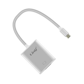 USB-C auf VGA Adapter LinQ – Silber