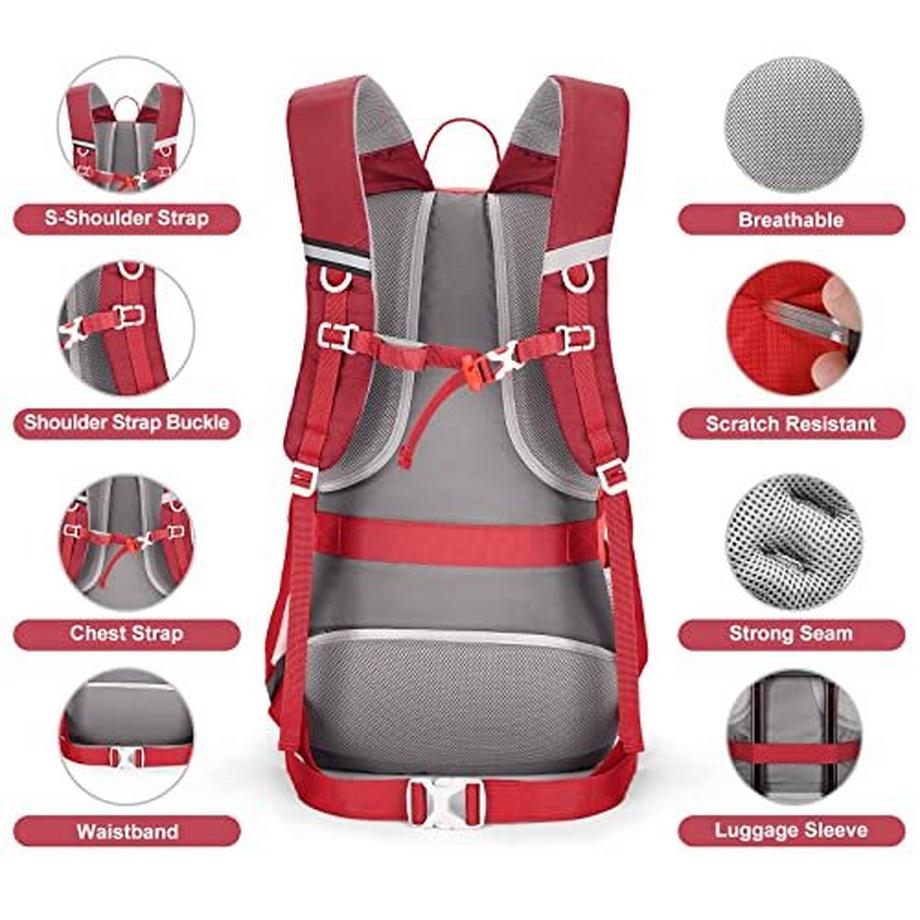 Only-bags.store 45L Wasserdichter Wander Trekking Reise Outdoor Rucksack  