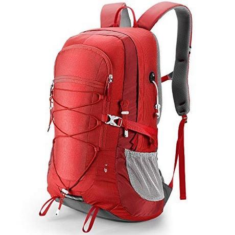 Only-bags.store  Sac à dos de randonnée 45 L, sac à dos étanche, sac à dos de voyage, sac à dos d'extérieur avec bandes réfléchissantes pour la randonnée, le cyclisme, l'escalade, l'alpinisme et les sports de voyage 