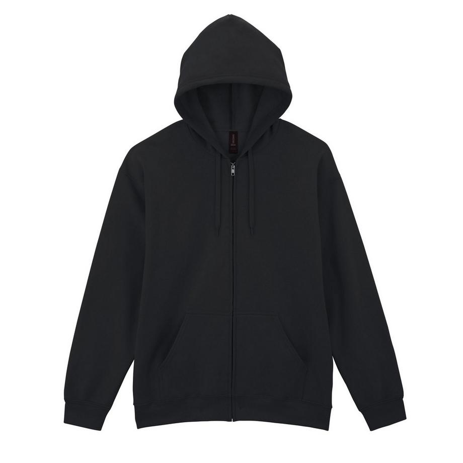 Softstyle Hoodie Mit Durchgehendem Reißverschluss