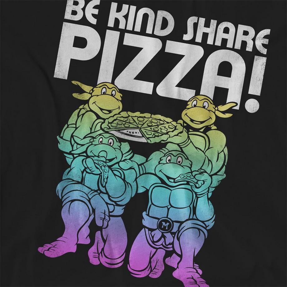 Nickelodeon  T-ShirtBe Kind Share Pizza 