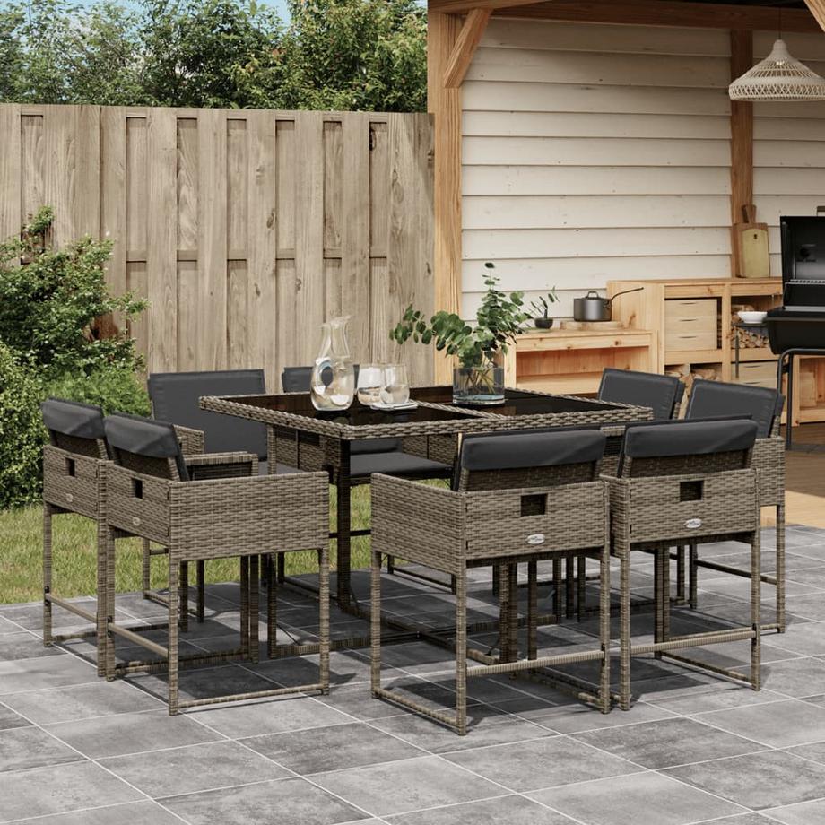 VidaXL Garten essgruppe poly-rattan  