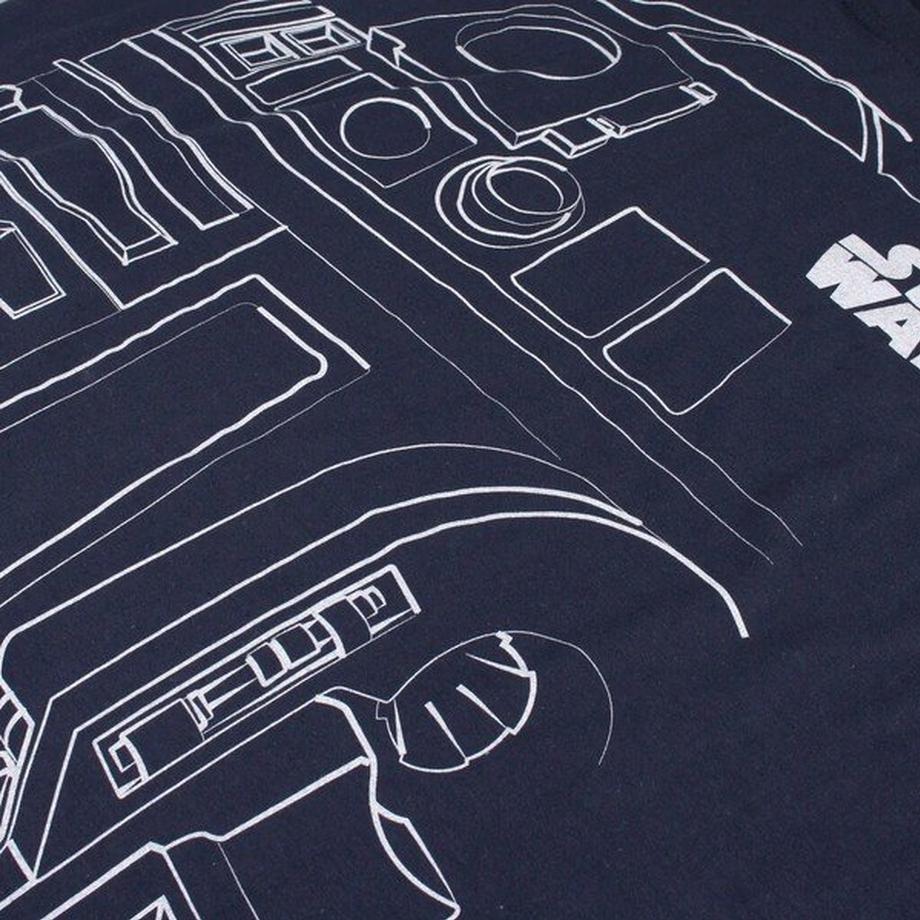 STAR WARS Star Wars R2-D2 Outline Stampa Grafica T-Shirt  
