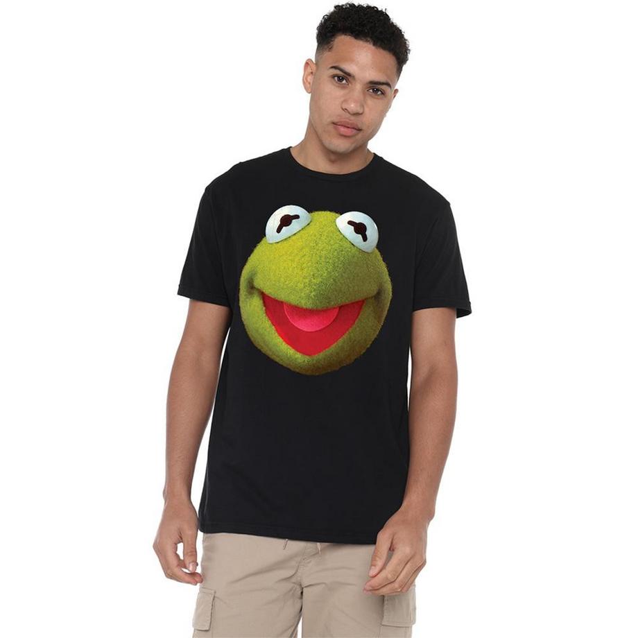 The Muppets T-Shirt Imprimé Graphique Visage de Kermit  