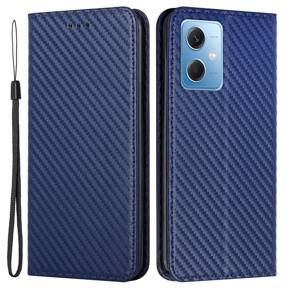 Cover-Discount  Xiaomi Poco X5 - Carbon Look Flip Case Cover 