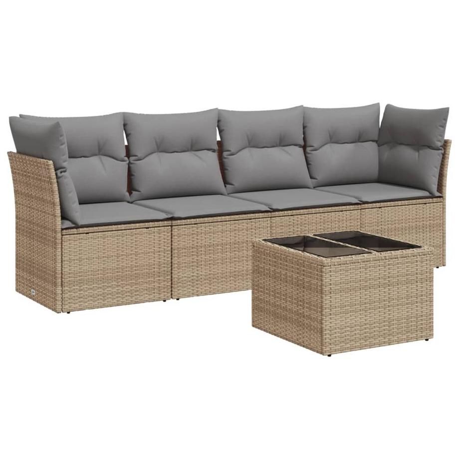 Garten sofagarnitur poly-rattan