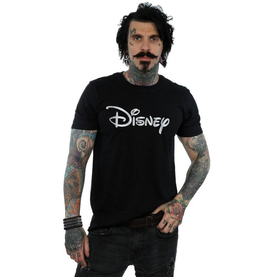 Disney Logo T-Shirt Stampata  