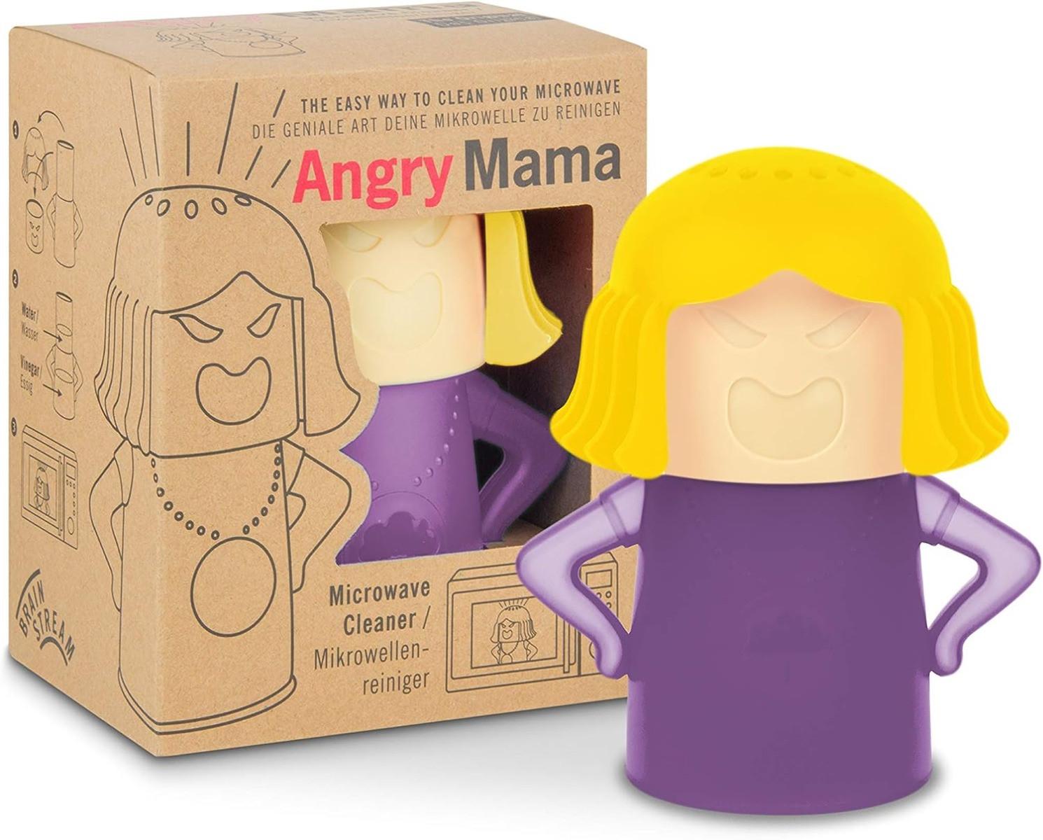 Angry Mama Mikrowellenreiniger Gelb + Lila  