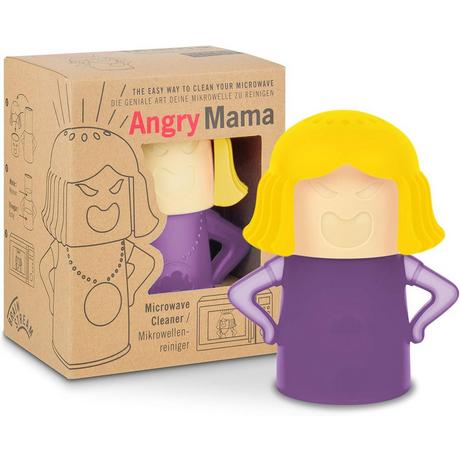 Angry Mama Mikrowellenreiniger Gelb + Lila  