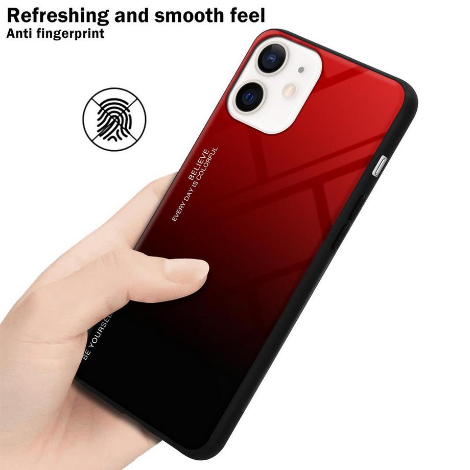 Cadorabo  Hülle für Apple iPhone 12 MINI Zweifarbig 