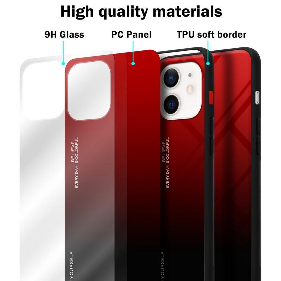 Cadorabo  Hülle für Apple iPhone 12 MINI Zweifarbig 