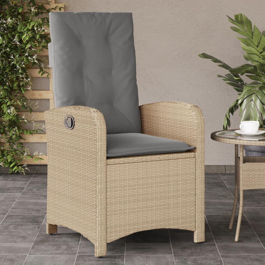 VidaXL Gartensessel verstellbar poly-rattan  