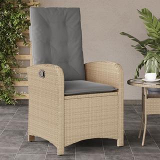 VidaXL Gartensessel verstellbar poly-rattan  