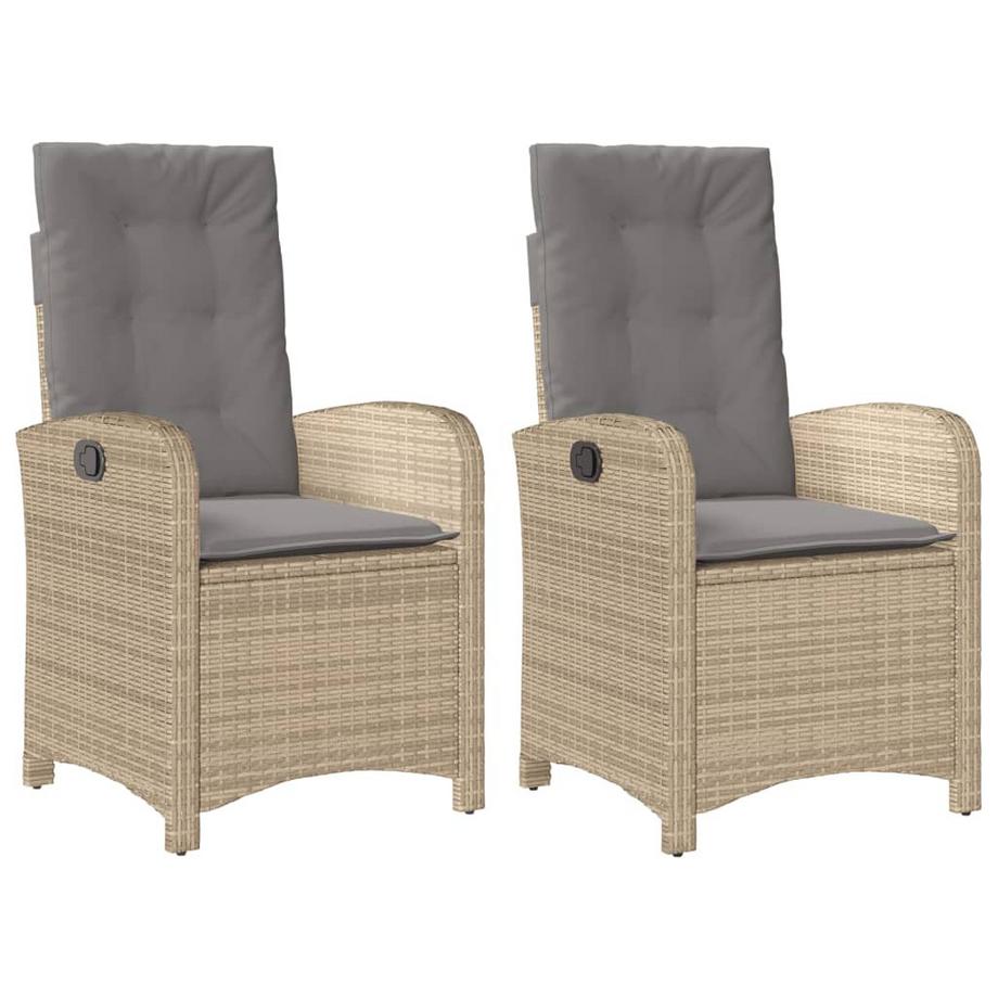 Gartensessel verstellbar poly-rattan
