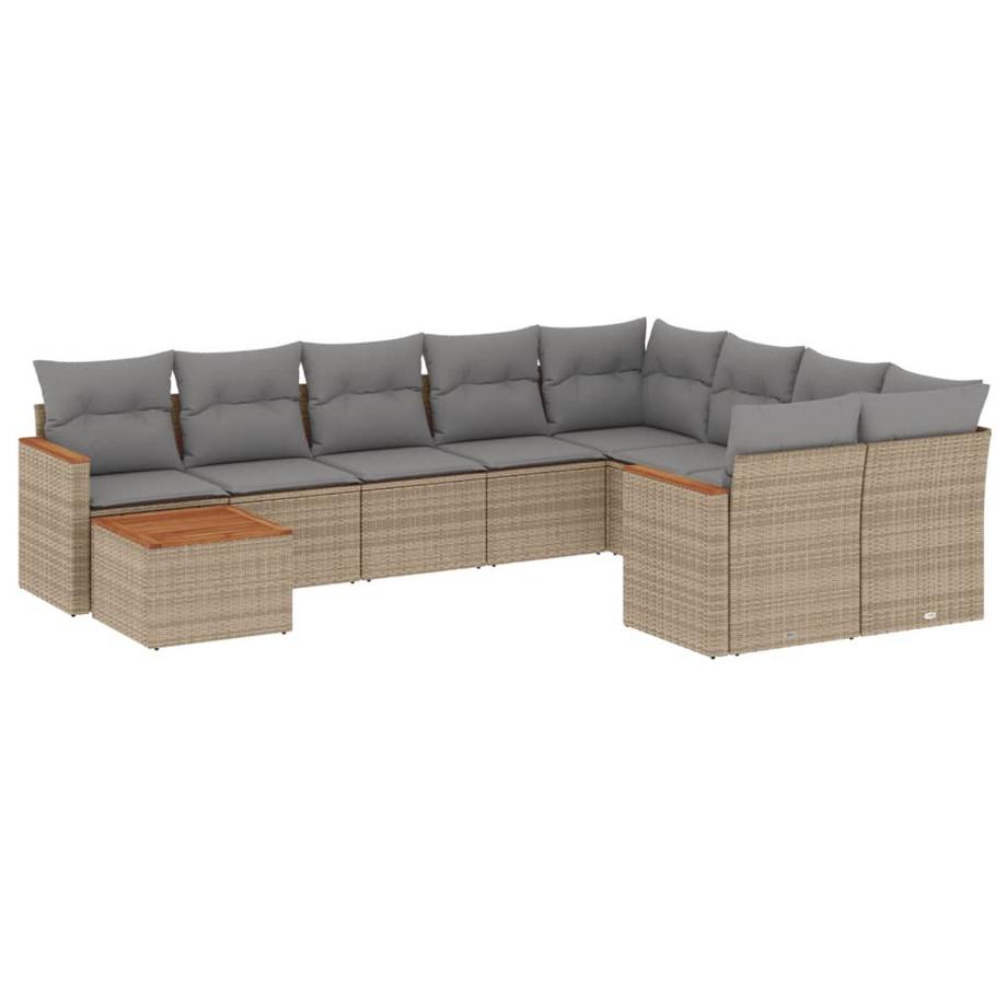 Garten sofagarnitur poly-rattan