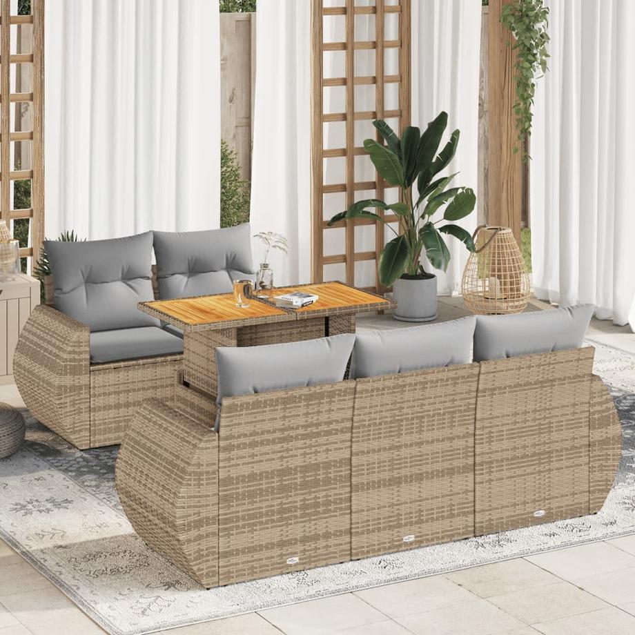 VidaXL Garten sofagarnitur poly-rattan  