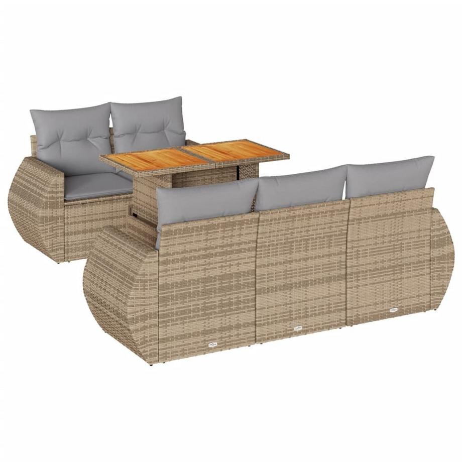 Garten sofagarnitur poly-rattan