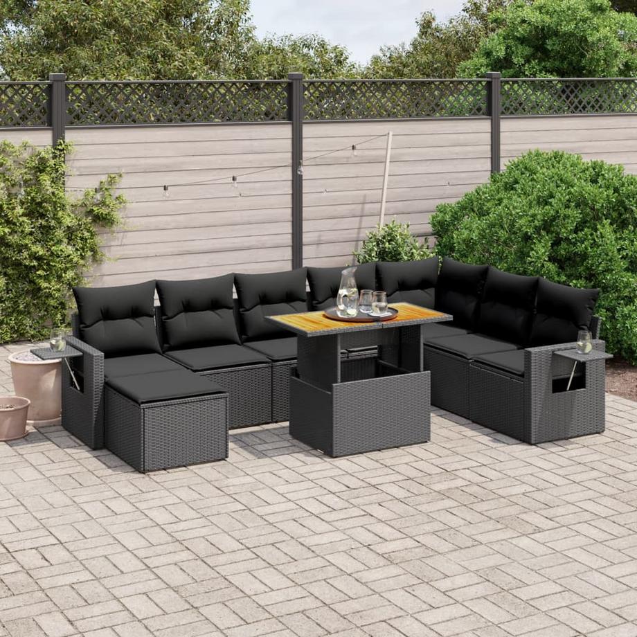 VidaXL Garten sofagarnitur poly-rattan  