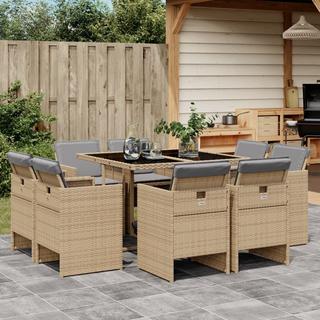 VidaXL Garten essgruppe poly-rattan  