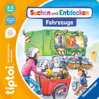 tiptoi Suchen und Entdecken: Fahrzeuge Grimm, Sandra; Baumann, Stephan (Illustrationen) Copertina rigida 