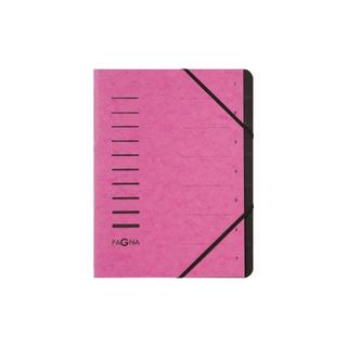 Pagna PAGNA Ordnungsmappe 7 Fächer 40058-34 dunkelrosa 1-7  