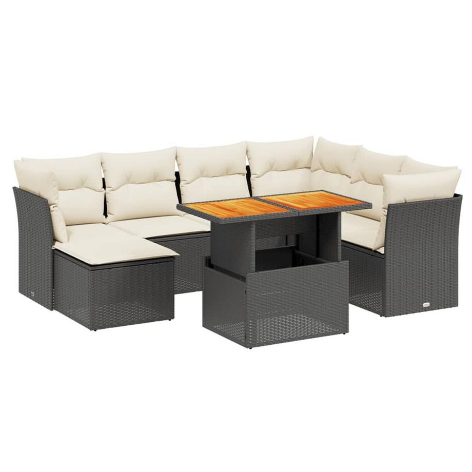 Garten sofagarnitur poly-rattan