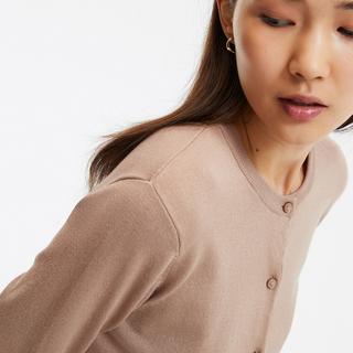 La Redoute Collections  Cardigan mit rundem Ausschnitt 