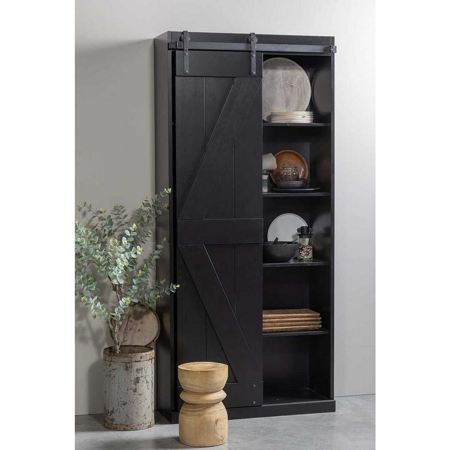 mutoni Tabouret Bikkel bois naturel rond 28x28  