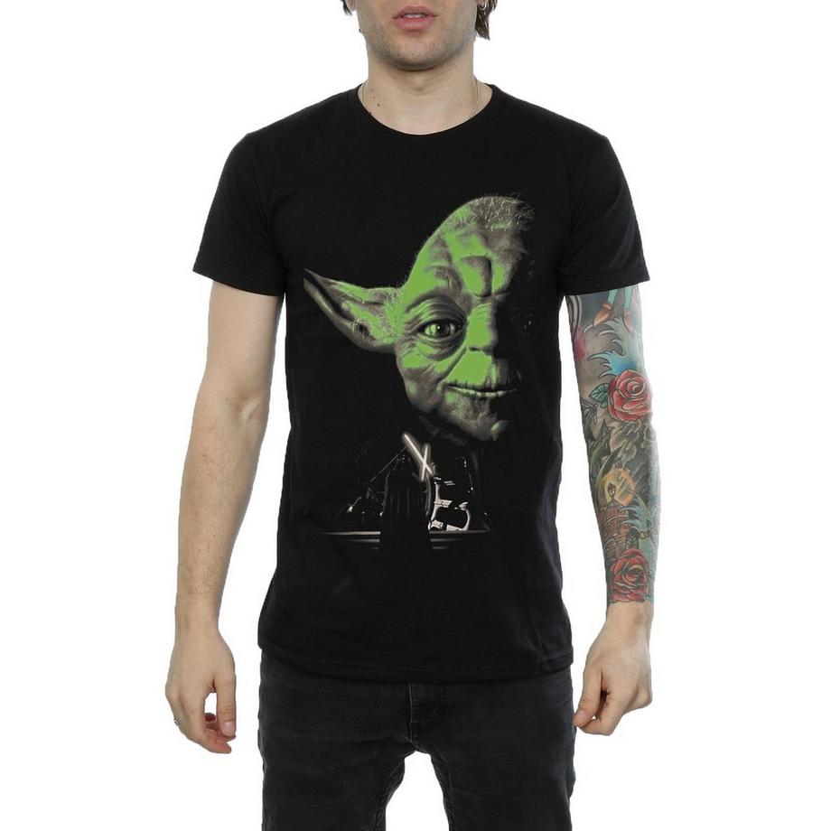STAR WARS Star Wars Yoda T-Shirt Stampata Vestibilità Regolare  
