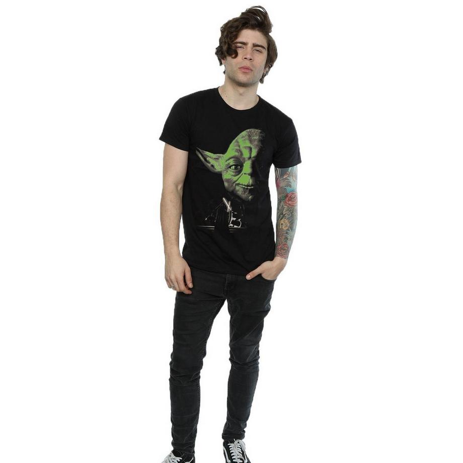 STAR WARS Star Wars Yoda T-Shirt Stampata Vestibilità Regolare  