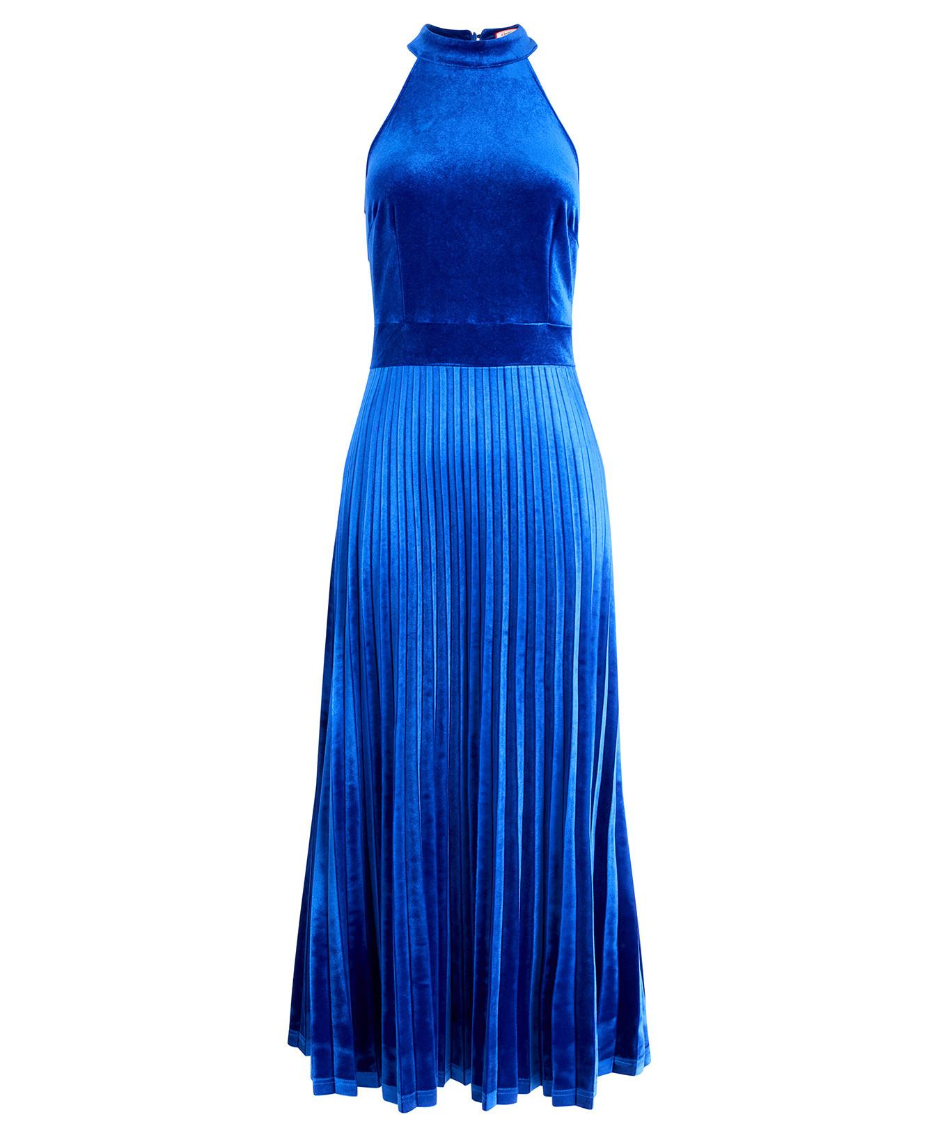 Joe Browns Velours Neckholder Maxikleid  