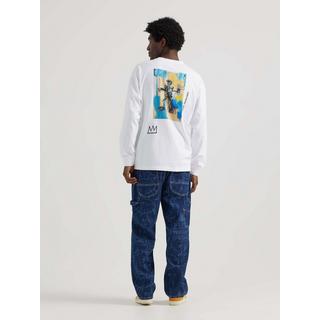 Lee x Basquiat Printed Wide Leg Carpenter Jeans  