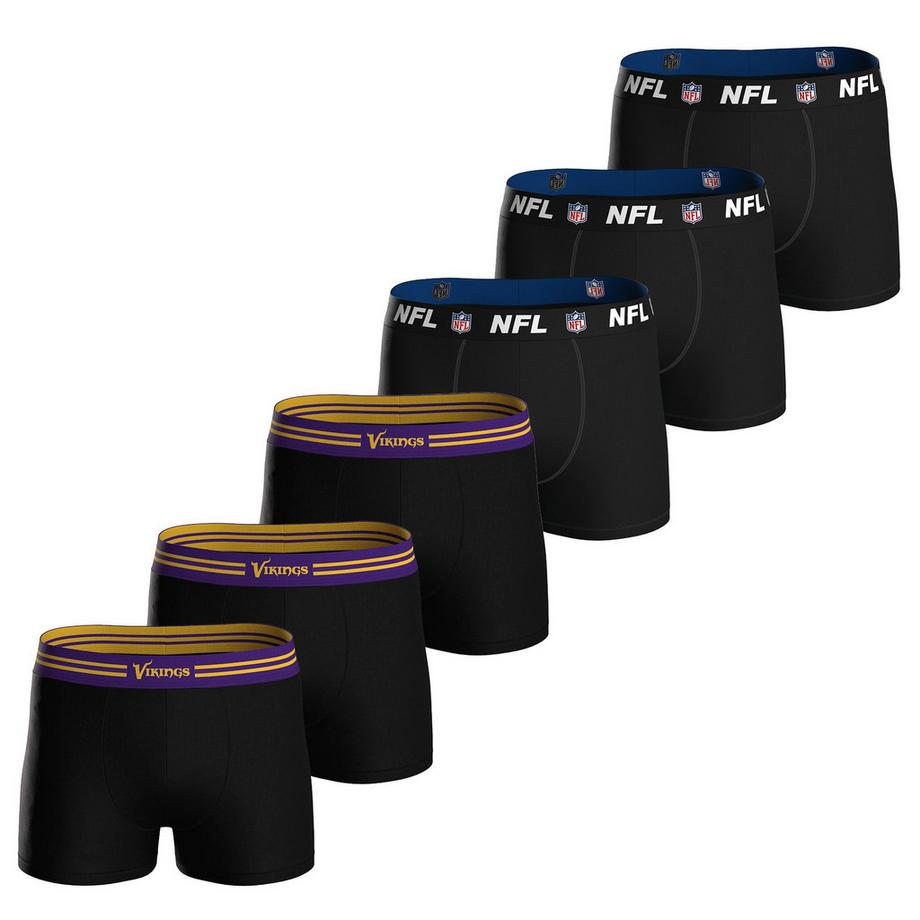 Boxershort  6er Pack Stretch-NFL 6pk Boxers
