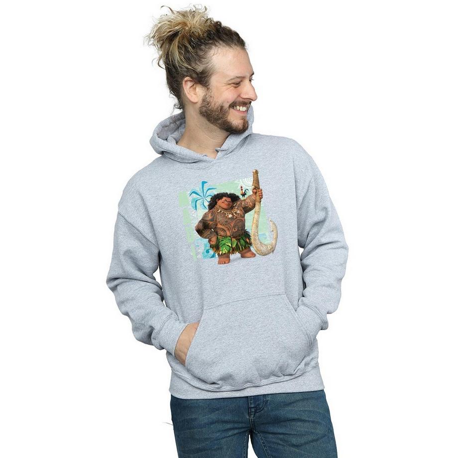 Disney Moana Maui Bedruckter Kapuzenpullover  