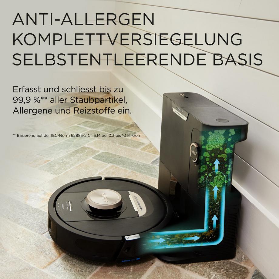 Shark RV2820VECH Robot aspirapolvere autosvuotante  