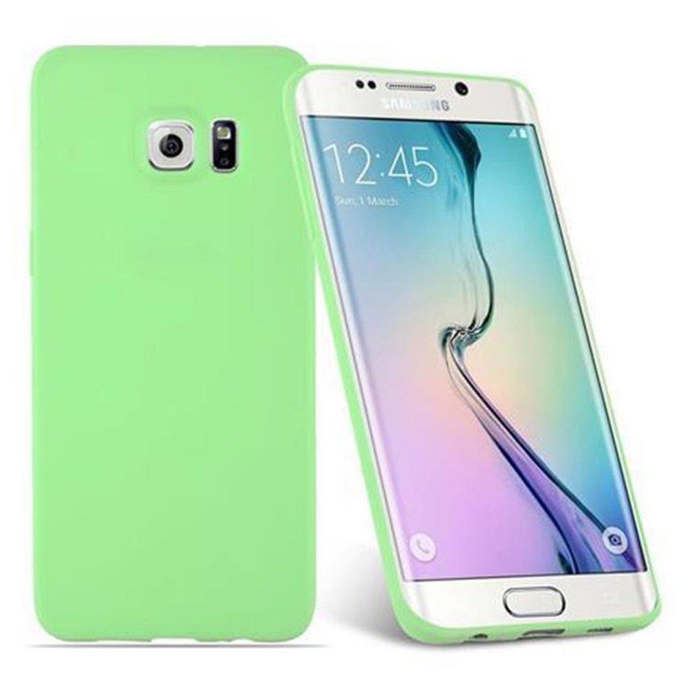 Cadorabo  Housse compatible avec Samsung Galaxy S6 EDGE - Coque de protection en silicone TPU flexible 