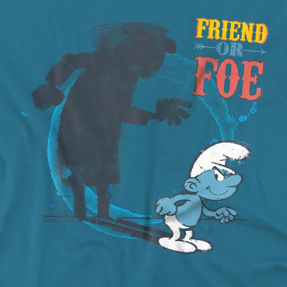 Les Stroumpfs  T-ShirtMotif Gargamel Motiftyle Ombre Friend Or Foe 