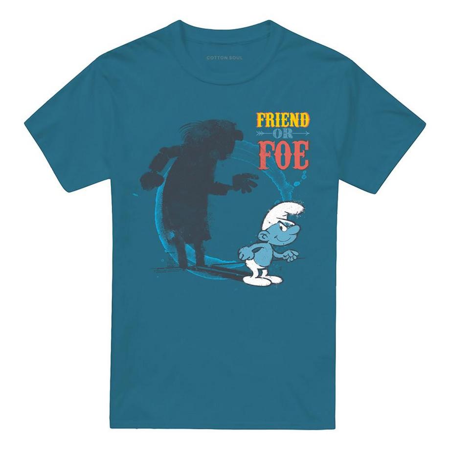 T-ShirtMotif Gargamel Motiftyle Ombre Friend Or Foe